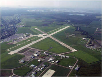 Photo taken shortly after Runway 18//36 Reconstruction - 2006